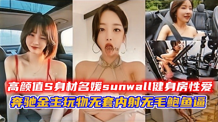 高颜值S身材名媛sunwall健身房性爱