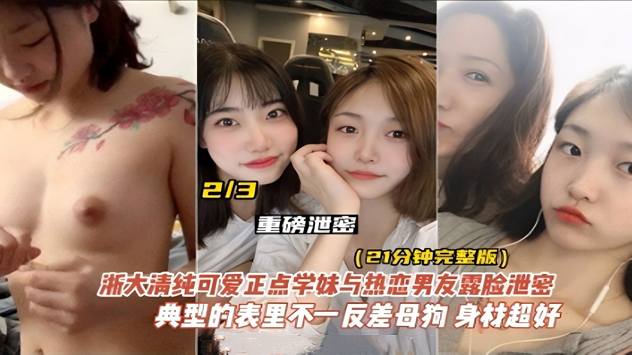 浙大清纯可爱女学生与男友性爱私拍不慎流出