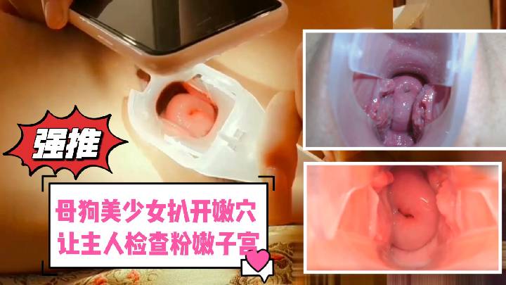 母狗美少女扒开嫩穴 让主人检查粉嫩子宫